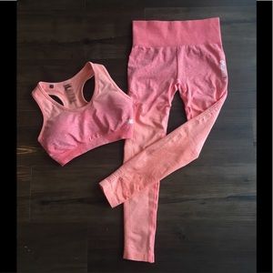 Gymshark seemless energy leggings and sports bra
